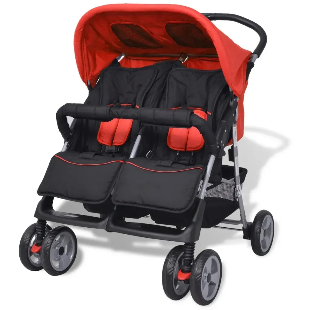 VidaXL Twins Baby Stroller Ultra-Light Folding Umbrella Stroller Travel Double Strollers Brand Can Be On Plane Car V3 VidaXL Twins Baby Stroller Ultra-Light Folding Umbrella Stroller Travel Double Strollers Brand Can Be On Plane Car V3