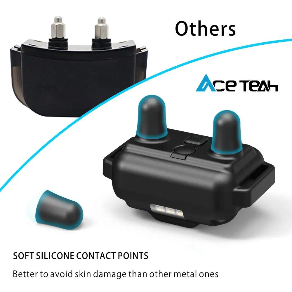 Цена 800 м электрический ошейник для дрессировки собак, водонепроницаемый перезаряжаемый ошейник с дистанционным управлением и ЖК дисплеем для в...