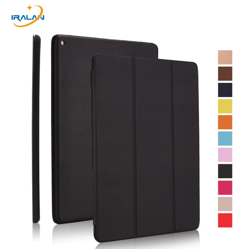 

Ultra slim Original official 1:1 PU Leather flip Stand Case For Apple iPad Pro 12.9 2015 Tablet Smart Cover+screen film+Stylus