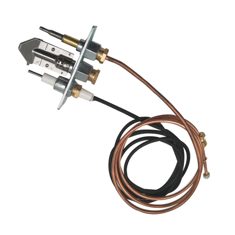 

Earth Star LPG Natural Commercial Cooking Fryer Stove Heater Pilot Burner Assembly Parts Luxury Model with Thermocouple Spaker