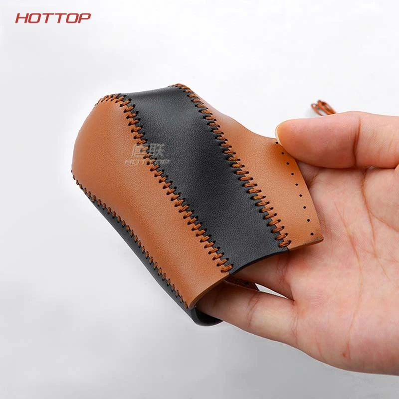 Кожаный Рычаг переключения передач Hottop чехол для ручного шитья защитный рукав