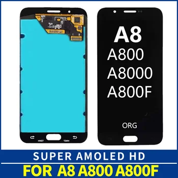 

Original AMOLED Screen Compatible For Samsung A8 2015 A8000 A800 A800F LCD Display Touch Screen Digitizer Assembly free shipping