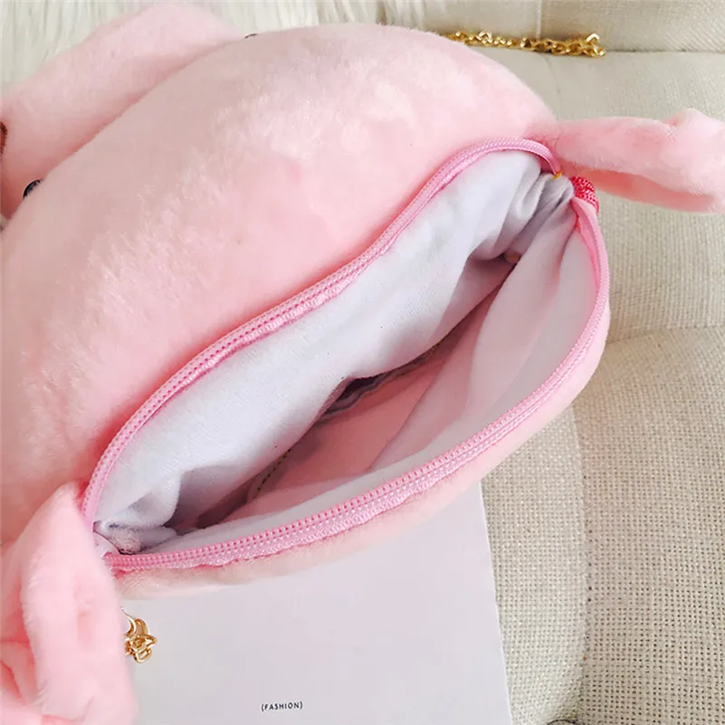 Забавная маленькая сумка Tide милая плюшевая форма свиньи на плечо sac dos enfant kawaii для