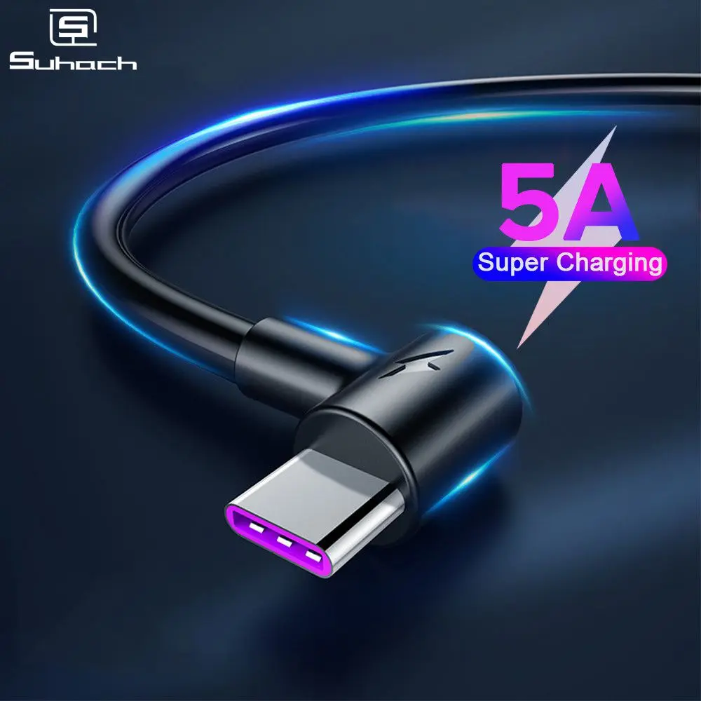 

Suhach 3m USB C Cable 5A Supercharge USB Type C Cable for Huawei P30 P20 lite Quick Charging Fast Charger Cable for Samsung S9