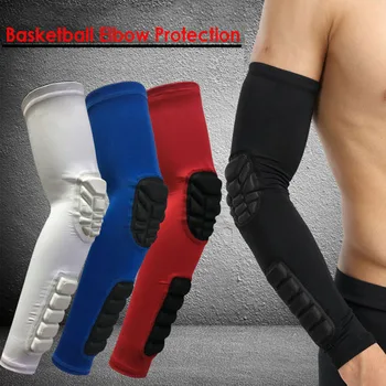 

1PCS Crashproof Basketball Shooting Elbow Support Compression Sleeve Arm Brace Protector Sport Safety Elbow Pads
