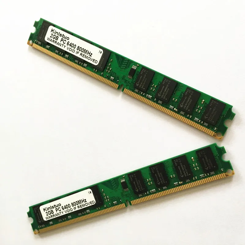 Kinlstuo DDR2 Ram 2GB 800 667 533MHz 240Pin non-ECC настольная Память Dimm Новинка