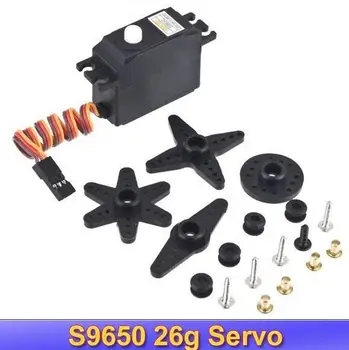 

CYS S9650 25G 25 grams Servo for RC TREX 450 Lock Tail FUTABA TL2609 Tarot 500