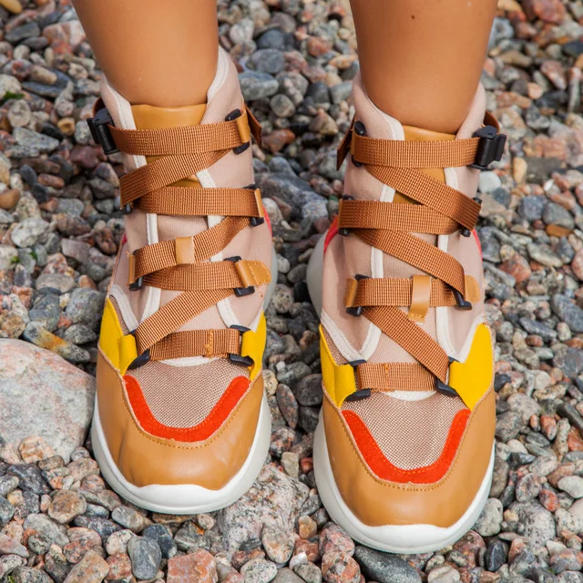 Фуцзинь повседневная обувь женская Сникерсы для сезона весна-осень туфли с ремешком и пряжкой Высокие Низкие женские модные кроссовки обувь на платформе