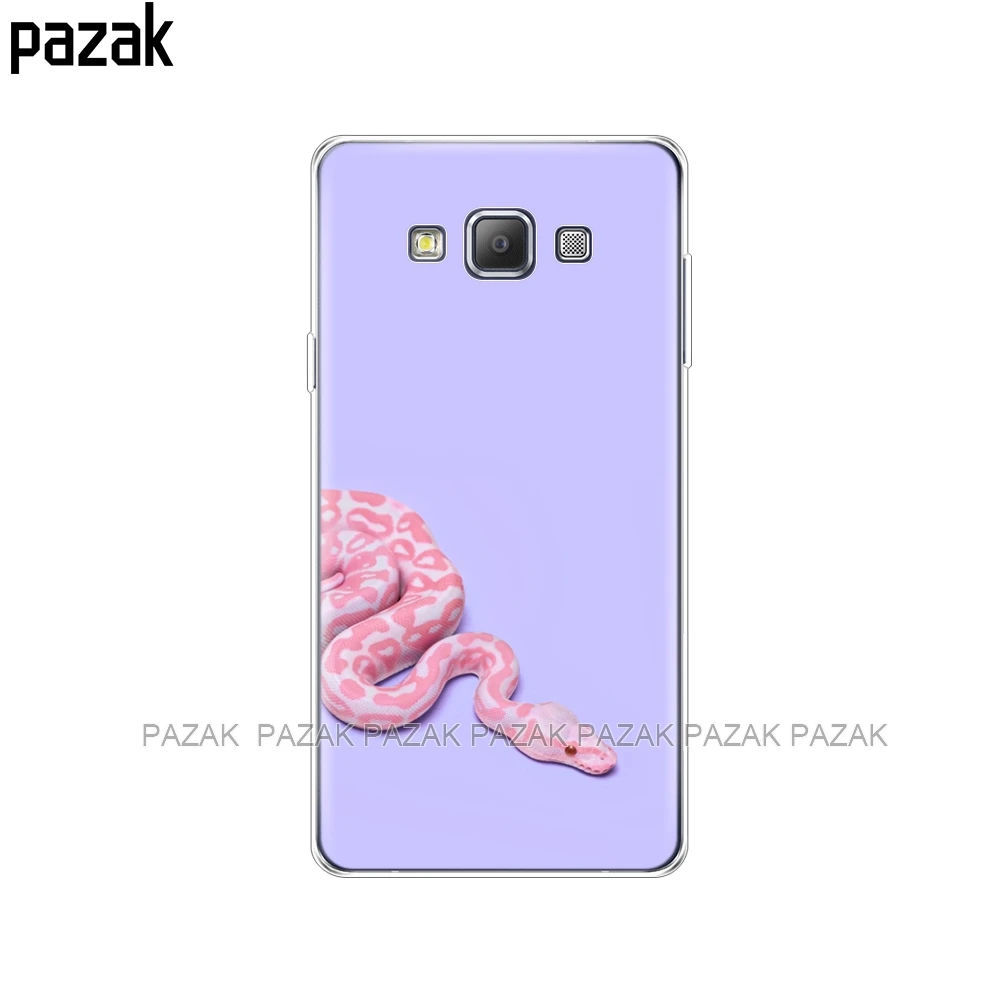 Силиконовый чехол для samsung Galaxy A5 мягкий чехол для телефона TPU чехол для samsung A5 A500H A500F 5,0 дюймов Прозрачный чехол для телефона - Цвет: 34490