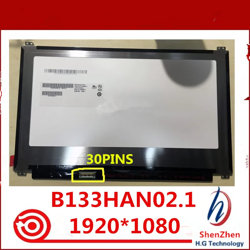 

Original 13.3 Laptop LCD Screen B133HAN02.1 1920*1080 EDP 30pin for ASUS UX301L UX302 UX303 UX305 UX305F