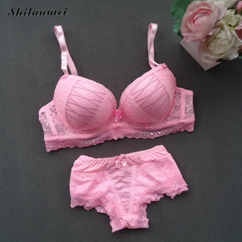 4 Color Sexy Elegant Black Lace Bra And Panty Set Women Bras Underwear Lady Push Up Bra Embroidery Lingeries Bra Sets Brief Set 4 Color Sexy Elegant Black Lace Bra And Panty Set Women Bras Underwear Lady Push Up Bra Embroidery Lingeries Bra Sets Brief Set