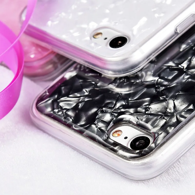 Hisomone Bing Shell Phone Case For iPhone 6 6S 7 8 Plus X Cute Lovely Soft TPU Back Cover For iPhone 7 8 6 6 S Plus X Coque Case