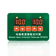 2019 ZFX-W1015 computer digital display multi-function time minute second hour switch intelligent timer 220v digital cumulative time counter resetable timer count working hour