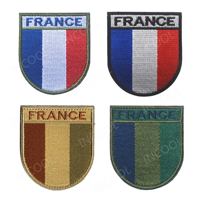 France French Army Nation Country Flag Velcro Patch for $2.09