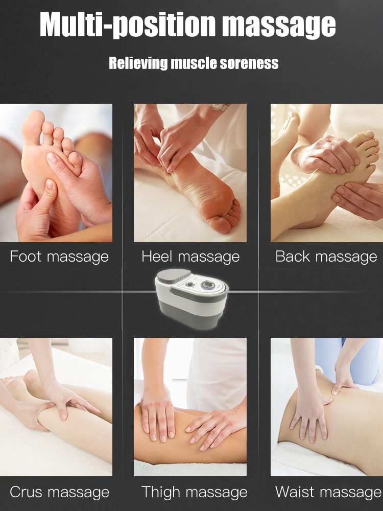 Air Wave Pressure Massager Continuous Compression Circulator Leg Arm Waist Leg Massageing Machine Muscles Relaxed Recovery Devic (5)