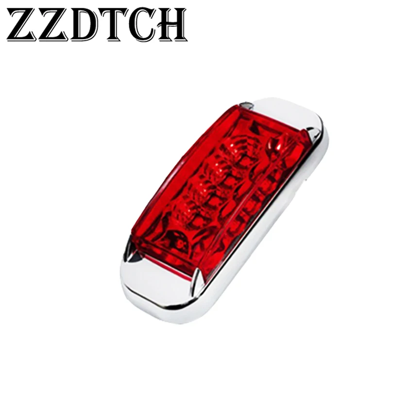 ZZDTCH 5 шт. 12 в 16 Led Грузовик Боковые габаритные огни Vans тормозной фонарь для грузовика