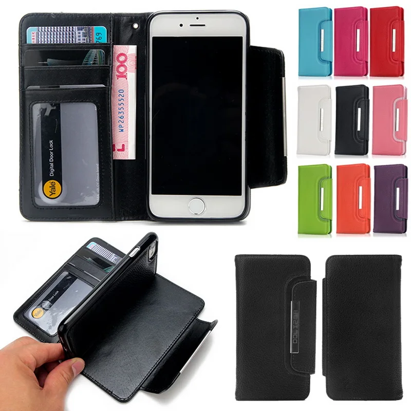 imágenes para Para el iphone 7 Moda Magnética Desmontable 2 en 1 Multi-funcional Synthetic Leather Wallet Tarjeta de Titulares Caso de la Cubierta Del Teléfono 4.7" imágenes para Para el iphone 7 Moda Magnética Desmontable 2 en 1 Multi-funcional Synthetic Leather Wallet Tarjeta de Titulares Caso de la Cubierta Del Teléfono 4.7"