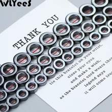 WLYeeS натуральный камень круглый черный гематит бисера круглой формы свободные бусины для ювелирных изделий браслет серьги создания ожерелья и кулона DIY