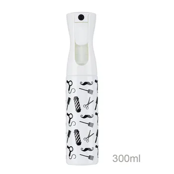 

300ml Mustache Hairdressing Spray Empty Bottle Refillable Ultra Fine Mist Water Spray Bottle Salon Barber Hair Tools