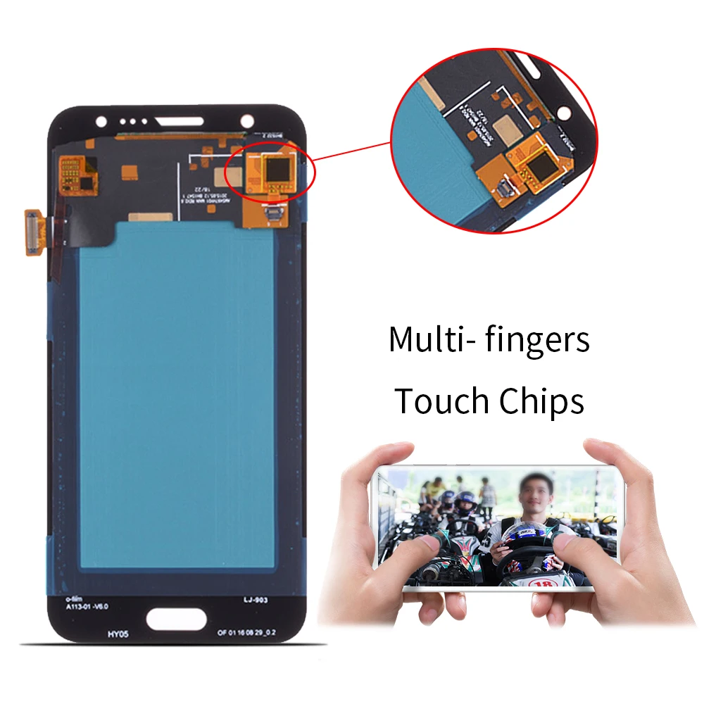 Для SAMSUNG Galaxy J5 2015 dokunmatik lcd ekran J500 J500H J500F LCD дисплей сенсорный экран дигитайзер для