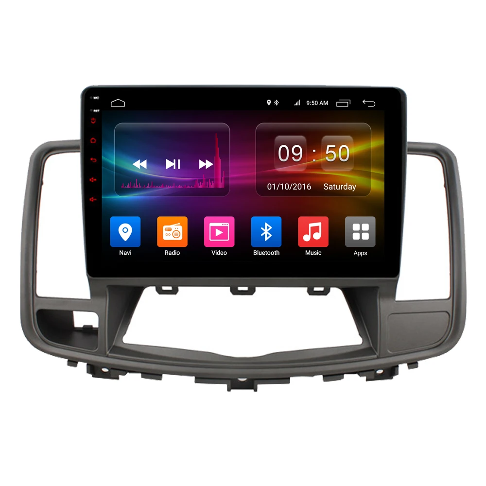 Top RoverOne Android 9.0 Octa Core Car Radio GPS For Nissan Teana 2008 - 2012  Touchscreen Multimedia Player Stereo Teana Head Unit 1