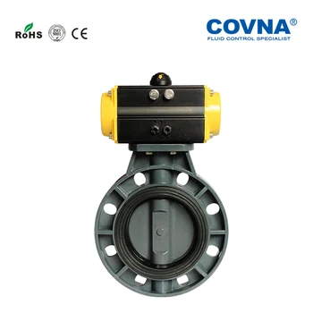 

2'' Pneumatic Plastic Butterfly Valve