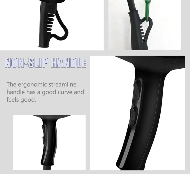 Secador de cabelo profissional poderoso, secador, aparelho