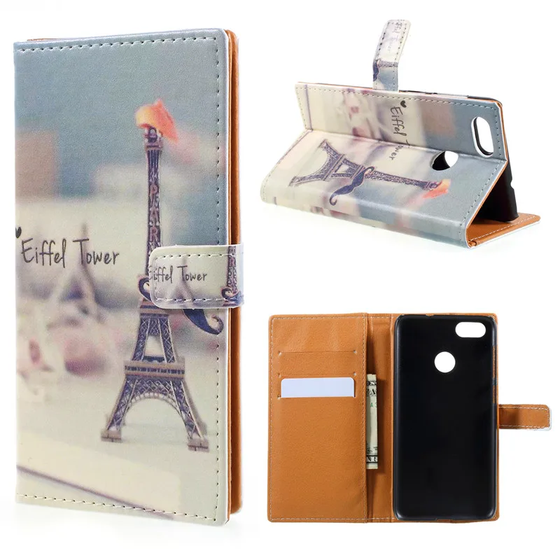 

Huawei P9 Lite Mini 2017 Flip Case Cartoon Painting Wallet Flip Leather Case Cover for Huawei P9 Lite Mini Enjoy 7 Leather Cover