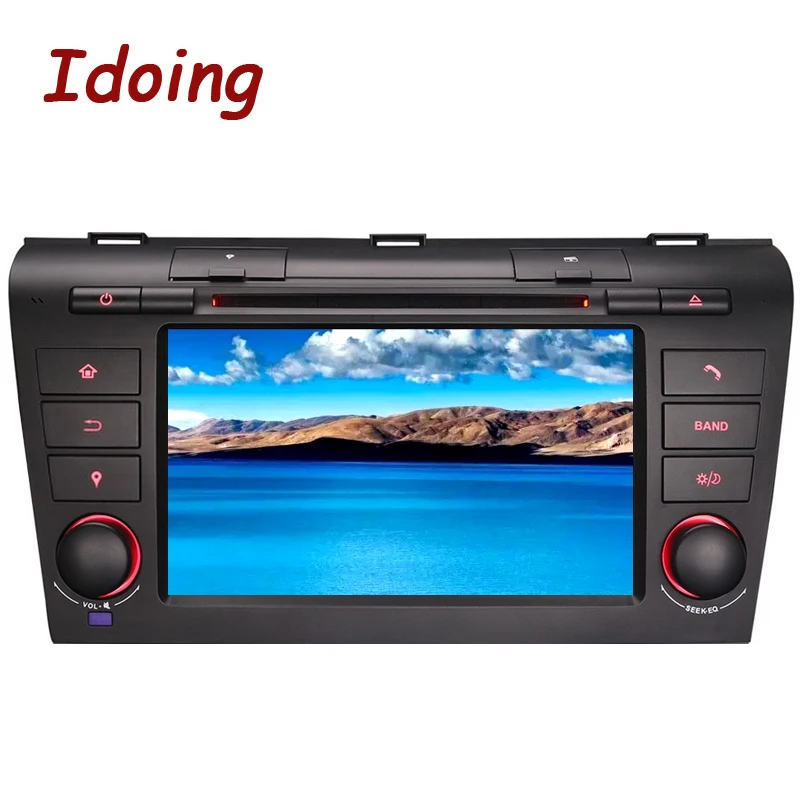 Sale Idoing 2Din Android7.1 For Mazda3 Steering-Wheel Car DVD Multimedia Video Player Fast Boot 4Core 2G+16g GPS Navigation bluetooth 1