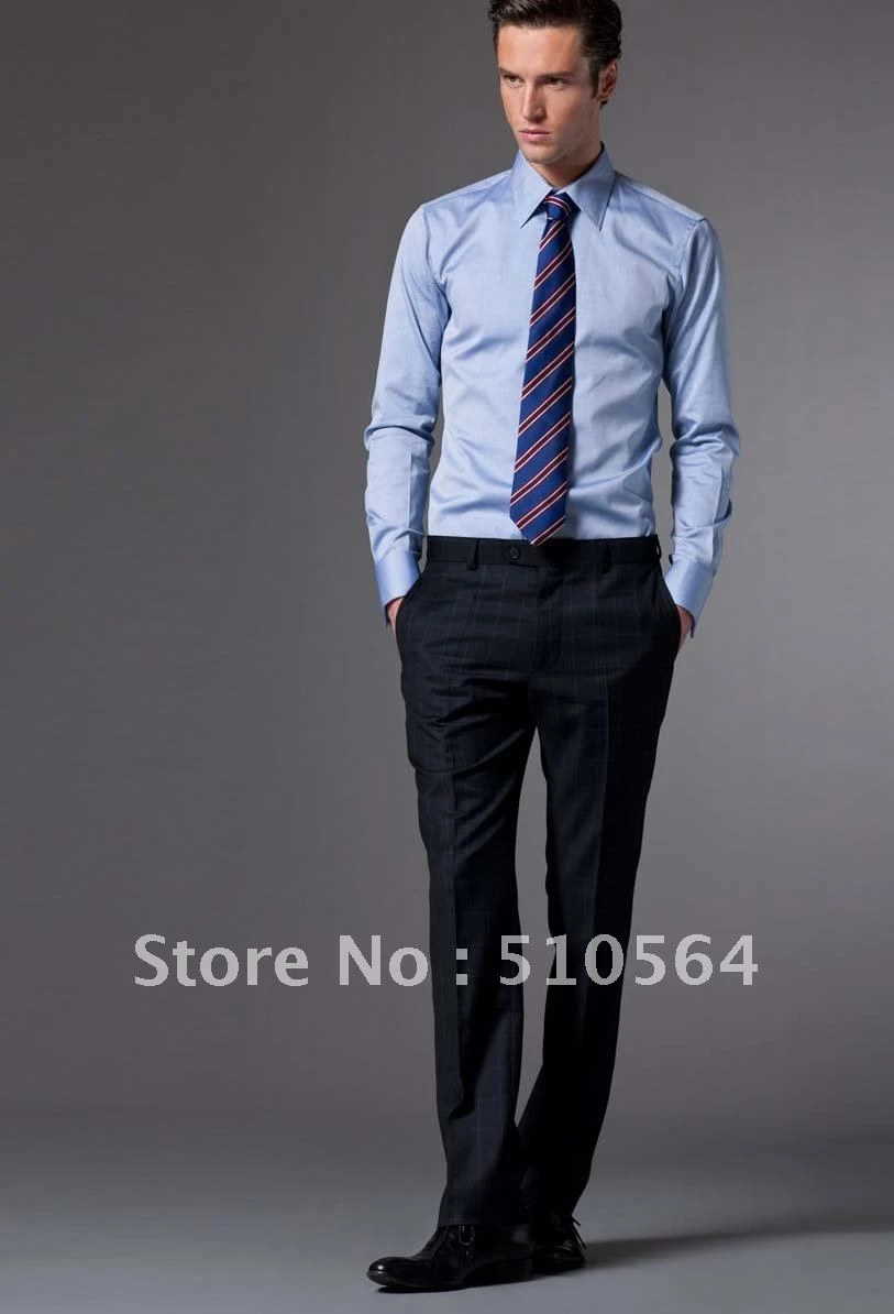 mens light blue slim fit shirt