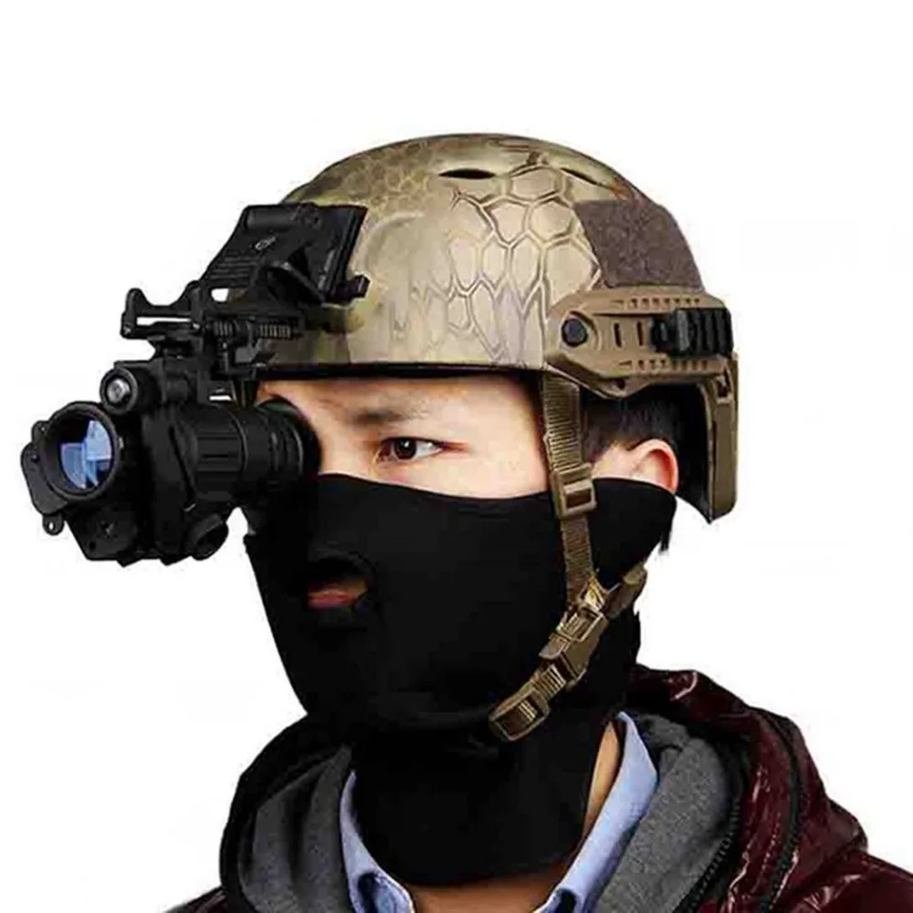 Мужские охотничьи очки ночного видения, монокулярное устройство, водонепроницаемые очки ночного видения, PVS-14, цифровая ИК-подсветка для шлема