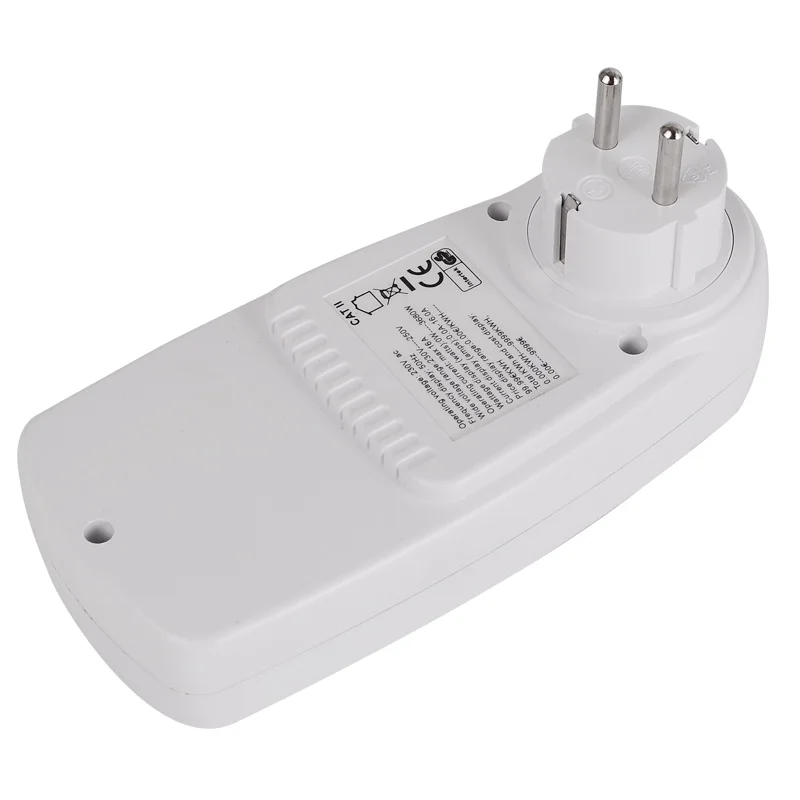 EU Plug Digital Voltage Wattmeter Power Meter Consumption Socket 220V 230V AC Electricity Fees Analyzer Monitor power meter socket power meter