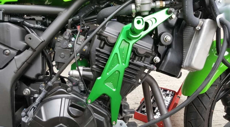 Мотоцикл с ЧПУ Алюминий слайдеры рамы Противоударная защита для Kawasaki NINJA 250 300 2013