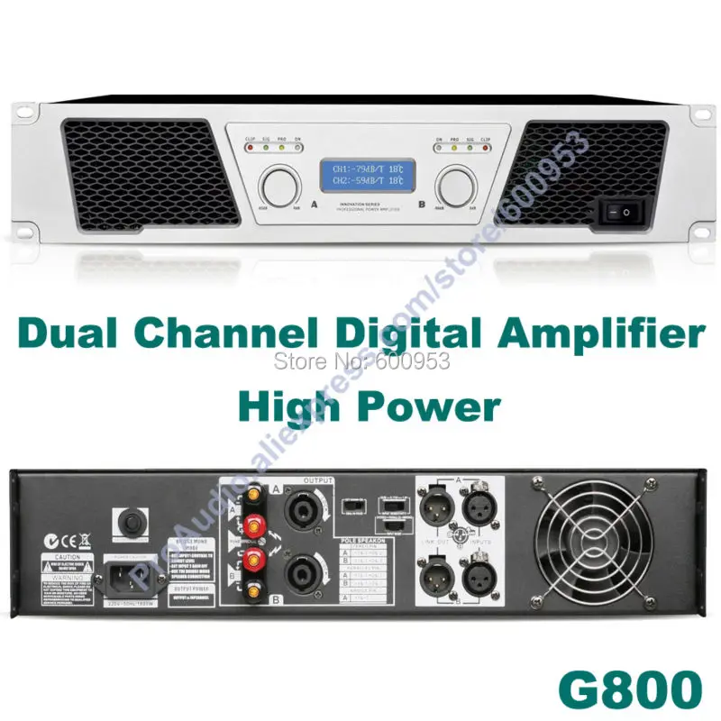 First Class 3800W Dual Channel Digital Amplifier