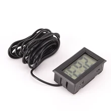 Mini LCD Display Inlay Digital Thermometer Probe Refrigerator/Fish Tank Temperature Tester