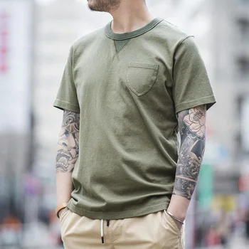 

Mens Tees Summer Men's Short Sleeve O-neck T-shirt Fashion Basic Solid color Outdoors Casual Wear T-shirts Tops Male Clothes