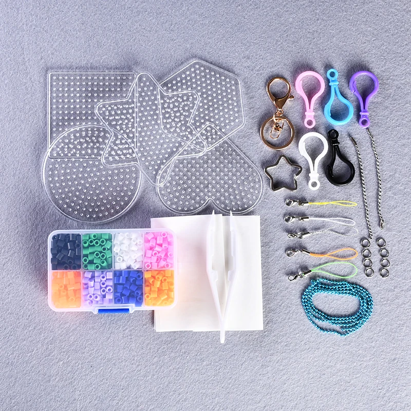 5 мм Perler бусины набор предохранитель/Хама Pegboards головоломки игрушка ручной работы мультфильм рисунок Материал DIY любовник Развивающие игрушки Рождественский подарок
