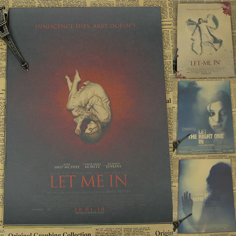 

Horror Movie Poster Personality Poster/Let me in /Hannibal/wall sticker /Kraft Poster