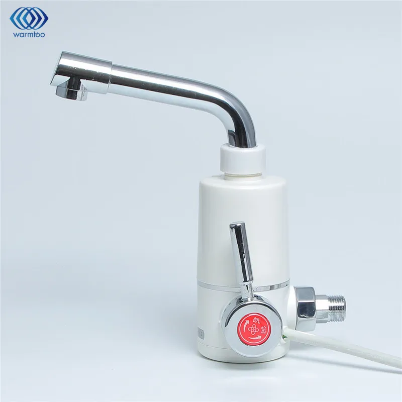

Household Electric Water Heater Tankless 220v 2400W Hot Wash Shower Kitchen Faucet Rapid Heating Tap Instant Bathroom
