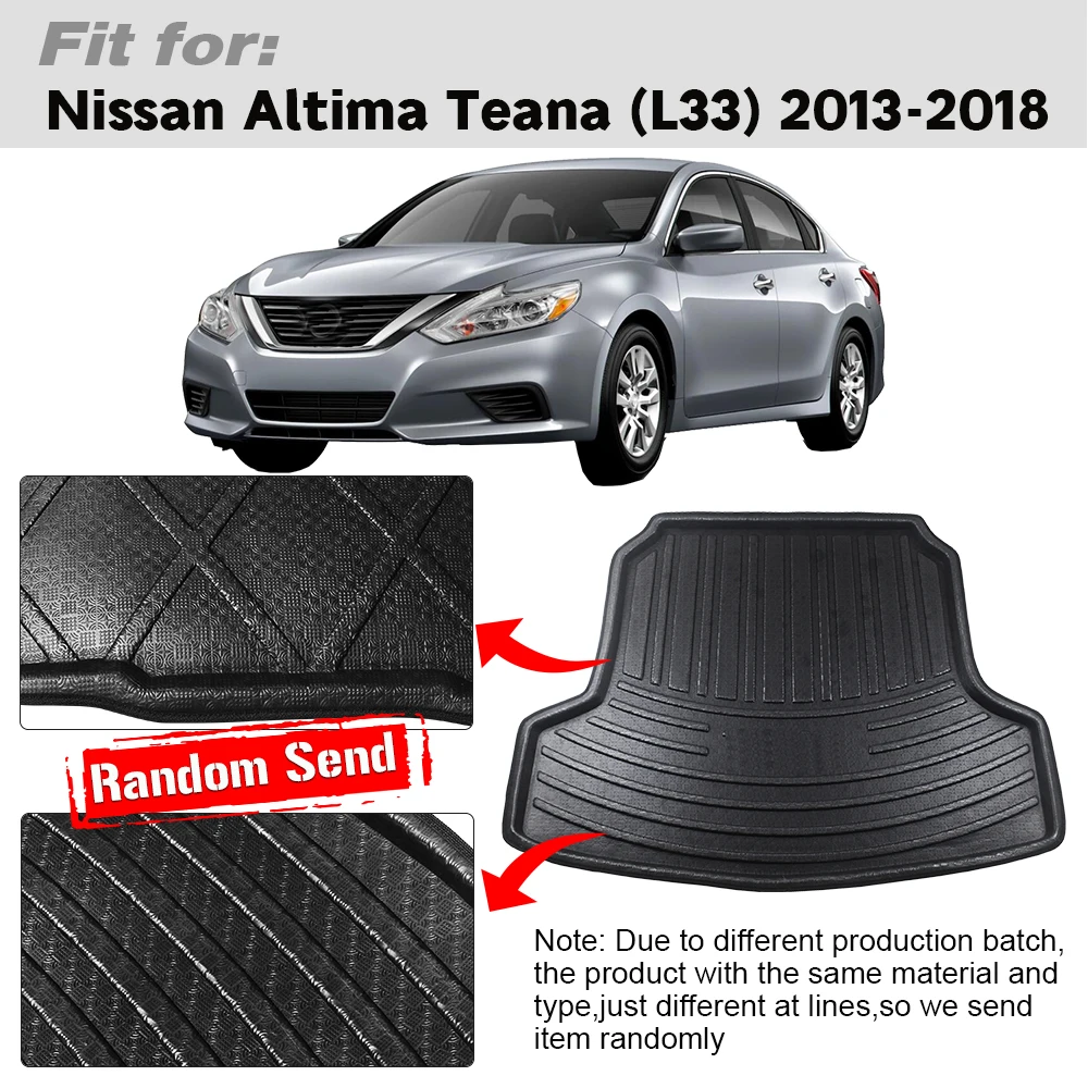 Buildreamen2 для Nissan Altima Teana (L33) коврик багажника автомобиля подкладка напольный