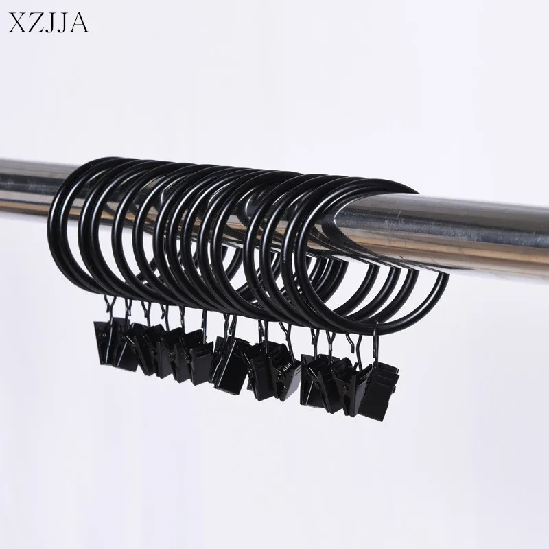 Xzjja 10set Curtain Tracks And Clips Window Shower Curtain Rings