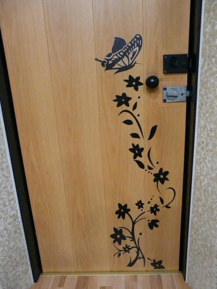 3D Wall Sticker Refrigerator butterfly Stickers For Home DIY Wall Art Decal Wallpapers PVC Self Adhesive Sticker For Kids Room