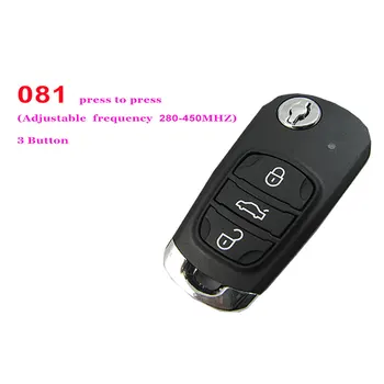 

Auto remote control 081 Model Red color 3 button folding Press to Press Remote Control 280-450MHZ10pcs/lot Free Shipping