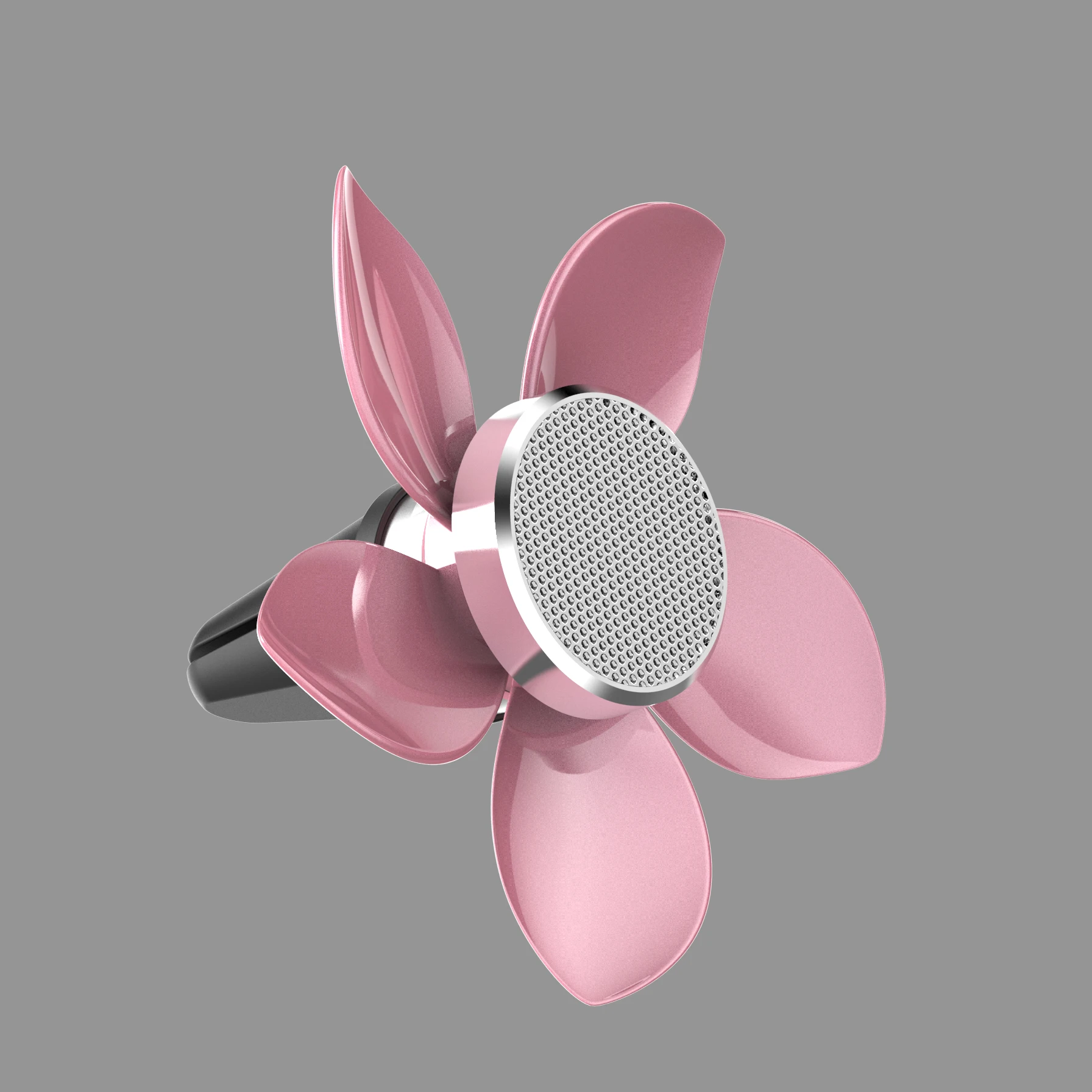 Car Air Freshener Spinning Flower Perfume Vent Fragrance Scent Diffuser