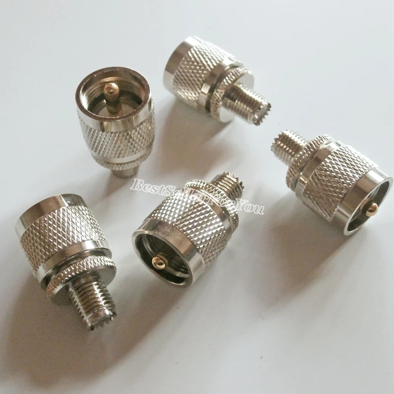 1 шт. Mini UHF female MINIUHF jack к male plug PL 259 RF Connector Converter Adapter|Соединители| |