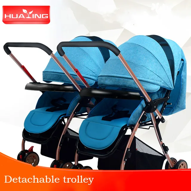 Special Offers Lightweight bidirectional twins baby stroller multifunction multiple newborn carriage split shockproof folding infant trolley Special Offers Lightweight bidirectional twins baby stroller multifunction multiple newborn carriage split shockproof folding infant trolley