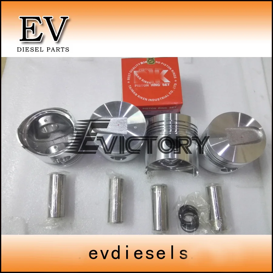 

Forklift Engine rebuild kit 4DR5 piston piston ring cylinder liner full gasket kit main&con rod bearing