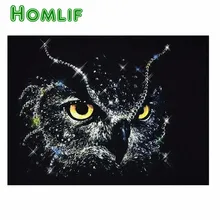 Алмазная картина черная сова 5D DIY Алмазная картина набор на заказ Алмазная картина Полная площадь бриллиант ручка вышивка аксессуары