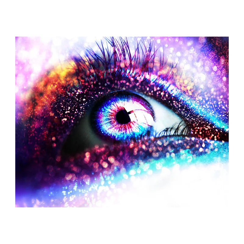 

Diamond Embroidery DIY Diamond Painting Landscape Colored eyes Diamond Painting Cross Stitch Rhinestone Mosaic WZ