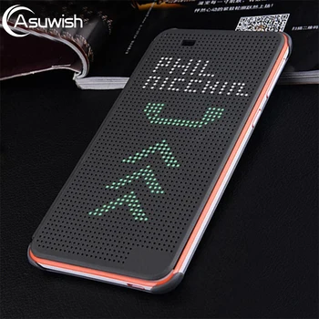 

Smart Dot View Flip Phone Case For HTC Desire 626 G W 626G 626W 628 628G Dual Sim Silicone Housing Original Back Cover Cases